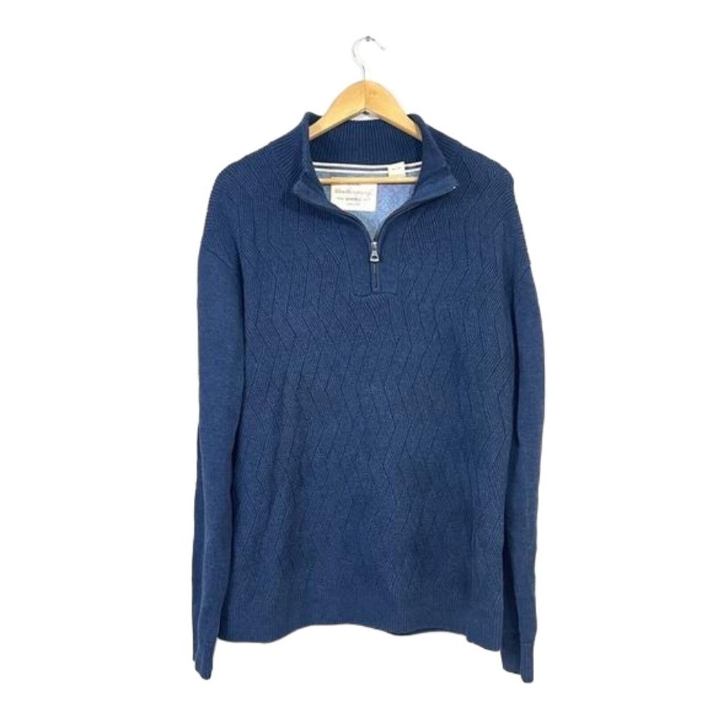 Weatherproof Vintage Men's Crew Pullover Sweater Size XL Color Dark Blue Outdoor
